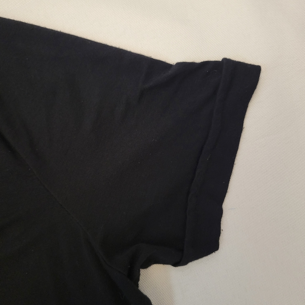 Soma Short Sleeve Sleep Shirt "Pass The Bubbly" Black Size XS - Picture 5 of 6